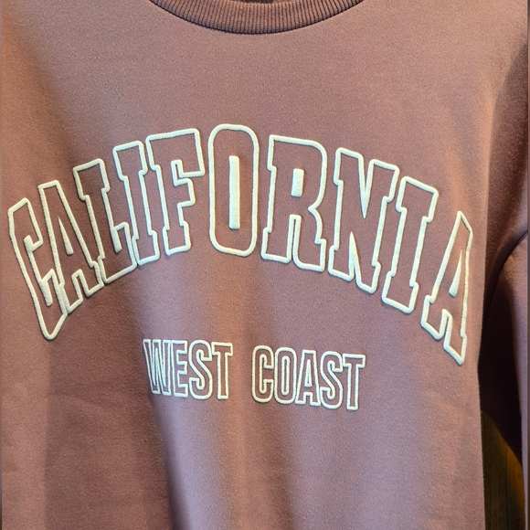 Shein, Women's size Large, Sweatshirt, Crewneck, Good Shape, California - Picture 3 of 7